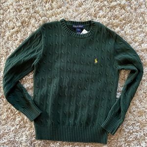 Ralph Lauren polo golf sweater, boy, size m